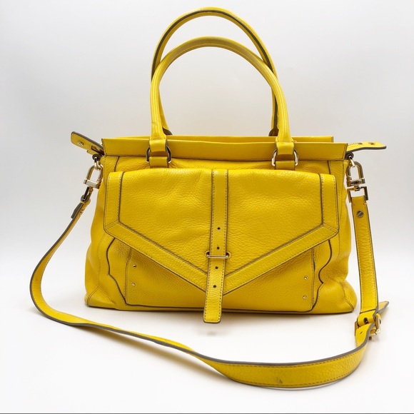 Tory Burch Handbags - Tory Burch 797 Satchel Large Yellow